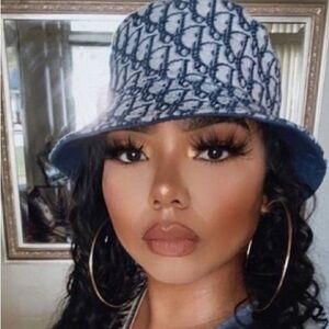 Blue CD dior bucket hat